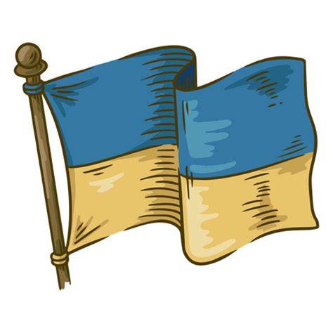 Vetor Png E Svg Transparente De Ilustração De Bandeira Da Ucrânia
