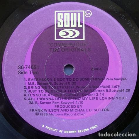 The Originals Communique 1976 Soul Detroit Comprar Discos Lp
