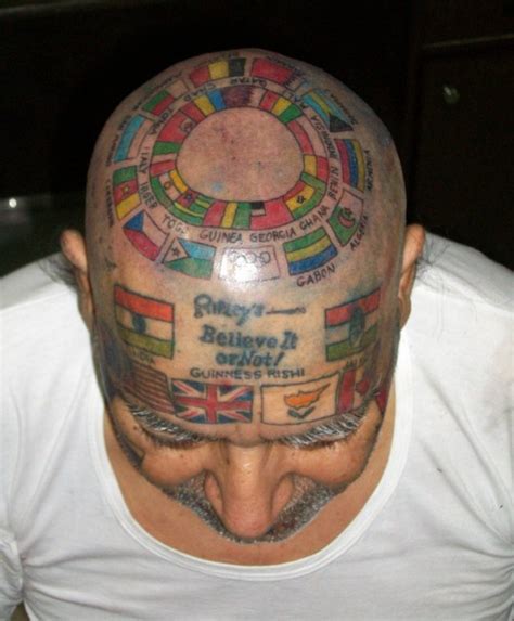 12 Weird And Funny Head Tattoos Funcage