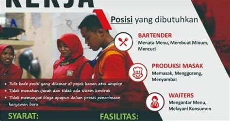 Perusahaan yang ikut dalam job fair dari berbagai daerah, tidak hanya dari wonogiri saja. Lowongan kerja Waroeng Spesial Sambal (SS) Area Soloraya ...