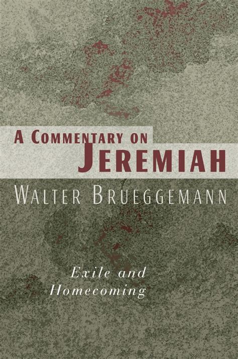 Jeremiah A Commentary Free Delivery Uk