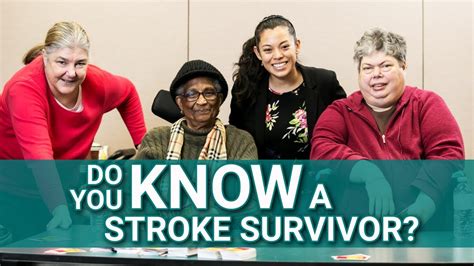 Do You Know A Stroke Survivor Youtube