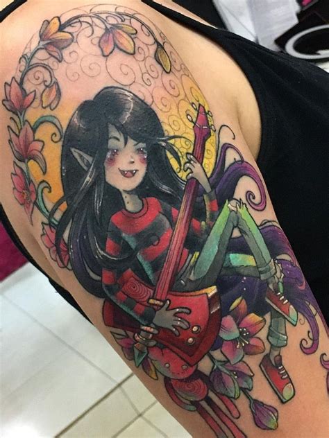 32 Marceline Adventure Time Tattoo Bynovitaatun