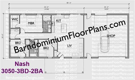 32 Barndominium 30x50 Floor Plans Tammiruairdh
