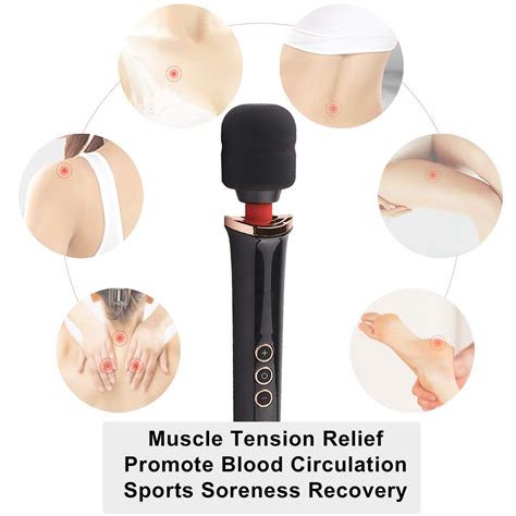 Handheld Cordless Wand Massager With Multi Powerful Speeds And Vibrating