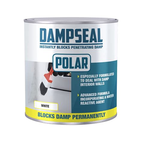 Buy Polar Damp Seal White Anti Damp Paint 500ml Damp Proof Paint Stain