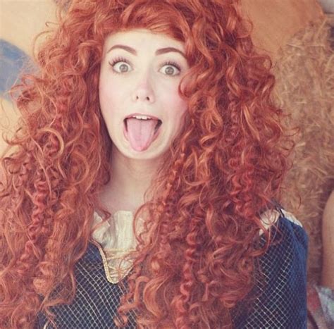 Merida Disney Princess Real Life Beautiful Red Hair Disney Face