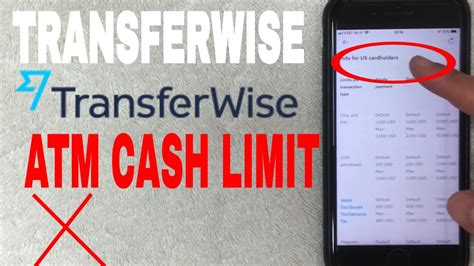 Additionally, the platform may ask you to provide more information if it's. What Are TransferWise Borderless Card ATM Cash Limits ...