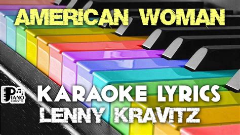 American Woman Lenny Kravitz Karaoke Lyrics Version Psr S975 Youtube