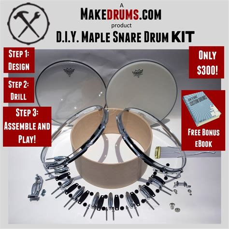 Diy Custom Snare Drum Kit How To Make Custom Drums Drum Kits Snare