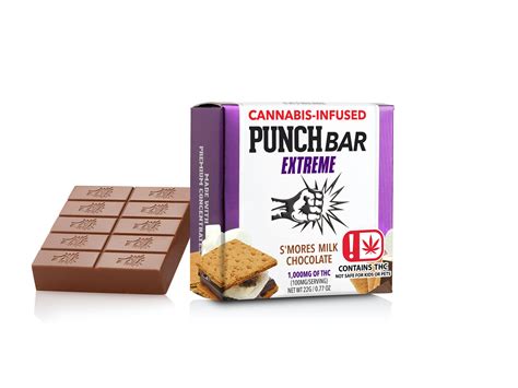 Punch Edibles Extracts Milk Chocolate S Mores Extreme Punchbar