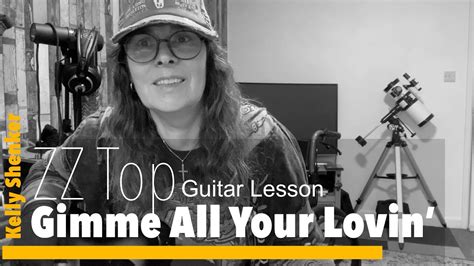 Gimme All Your Lovin Guitar Lesson With Backing Drum Track Zz Top Gimme