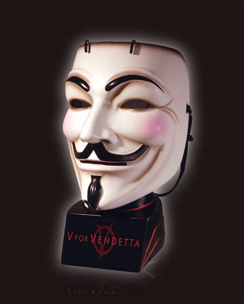 V For Vendetta Movie Mask Replica July 2005