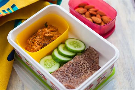 Kids Lunch Box Ideas Ragi Oatmeal Dosa With Allam Chutney And Almonds