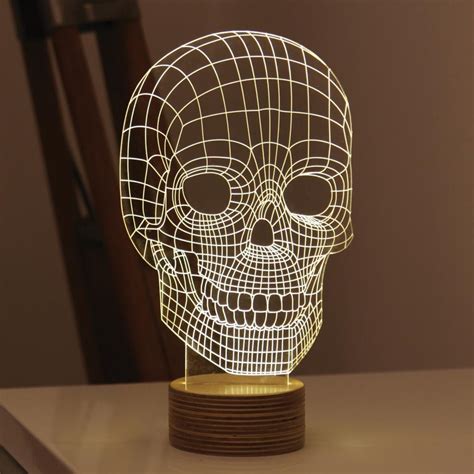 Novelty Unique 3d Illusion Bulb Lamp Night Light Usb Table Desk Lamps