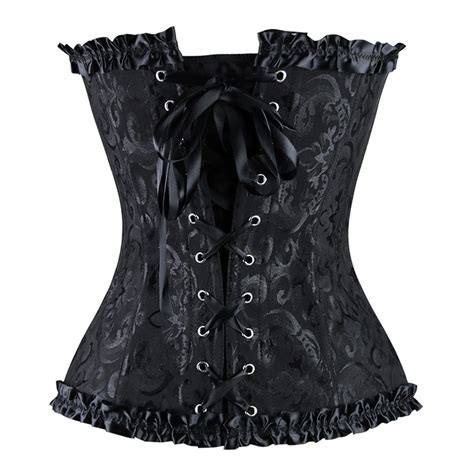 Embroidered Burlesque Corset N2061