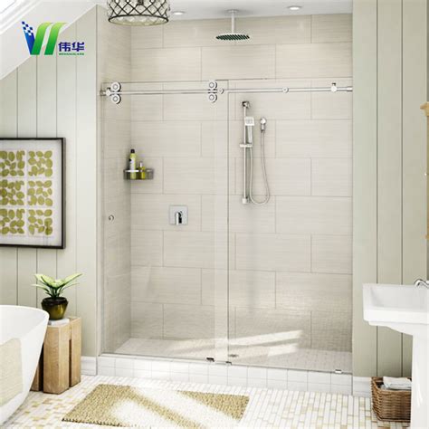For hinge glass bathroom shower door ,10 sets per model,1*20'gp per order mixed with different models. China Frosted Toughened Shower Room and Bathroom Partition ...