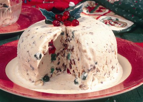 Serve warm with ice cream for dessert, or cut into smaller bites to enjoy with coffee. Low Fat Christmas Ice Cream Pudding Recipe - Mum's Lounge