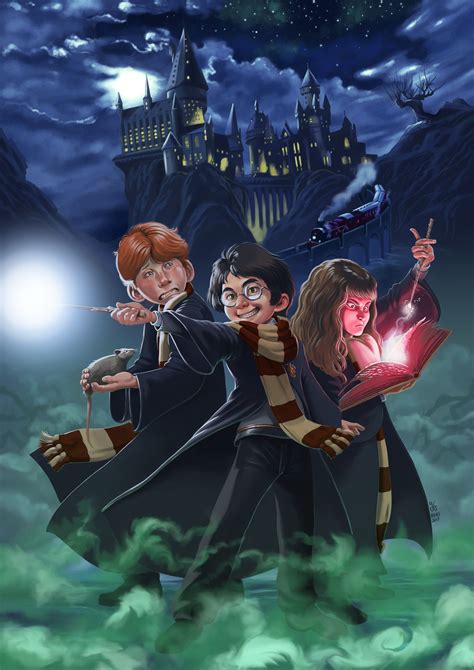 Fanart Harry Potter Jg Miedes Harry Potter Background Harry Potter Cartoon Harry Potter