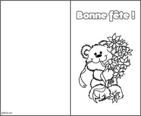 Cartes Bonne Fête à Imprimer Az Coloriage