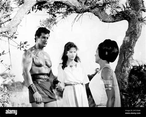 Peter Lupus And Gloria Milland Film Challenge Of The Gladiator 1965