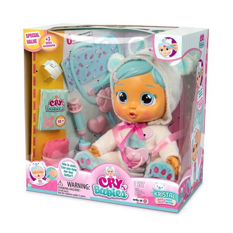 Cry Babies Kristal Gets Sick And Feels Better Interactive Baby Dolls