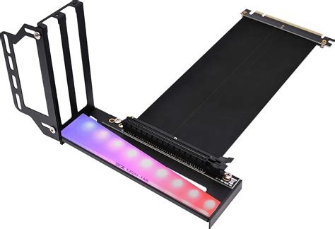 Ezdiy Fab Soporte Vertical Para Tarjeta Gráfica Con Led Argb 5v 3pin Montaje En Gpu Kit De