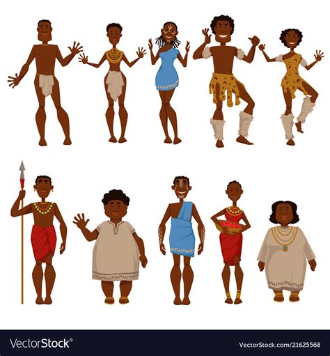 Native Tribe People Vector Characters Vector Character African Hot Sex Picture