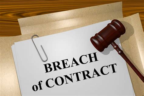 Breach Of Contract Webb Law Group
