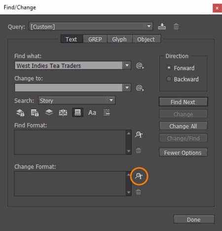 Objrange changes when the string is found. How To Change Text Color In Indesign 2020