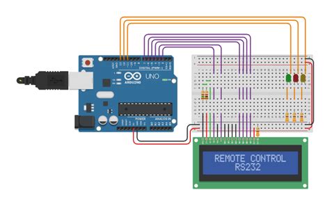 Circuit Design Comunicazione Seriale Arduino Uno Tinkercad