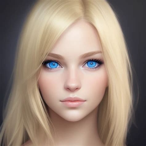Dreamshaper Prompt Young Woman Blonde Hair Blue Eyes Prompthero