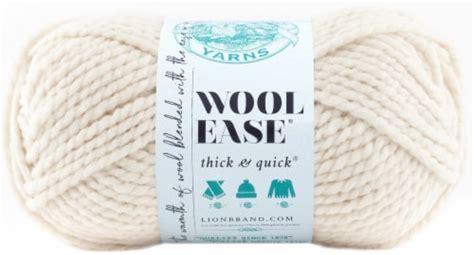 Lion Brand Wool Ease Thick And Quick Yarn Fisherman 1 Count Kroger