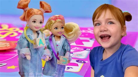 Adley Crafts With Barbie And Chelsea Learn How To Make Fun Diy Sparkle