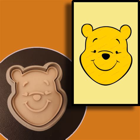 Stl File Winnie The Pooh Cookie Cutter 🍪・template To Download And 3d Print・cults