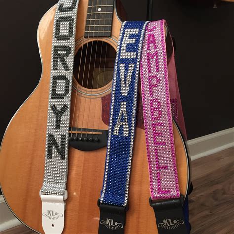 Personalized Guitar Strap Letters Add On Etsy