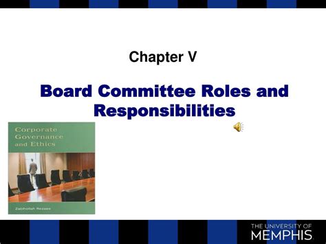 Ppt Board Committee Roles And Responsibilities Powerpoint