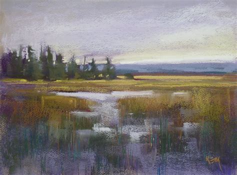 Sunday Studio Paint A Moody Marsh Landscape With Pastels Soft Pastel