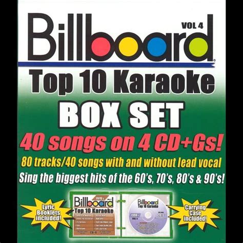 Billboard Top 10 Karaoke 1960 S Vol 4 Karaoke Cd Album Muziek