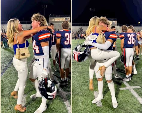who is amber wright meet 16 yo football player s mom who went viral for hugging son post game