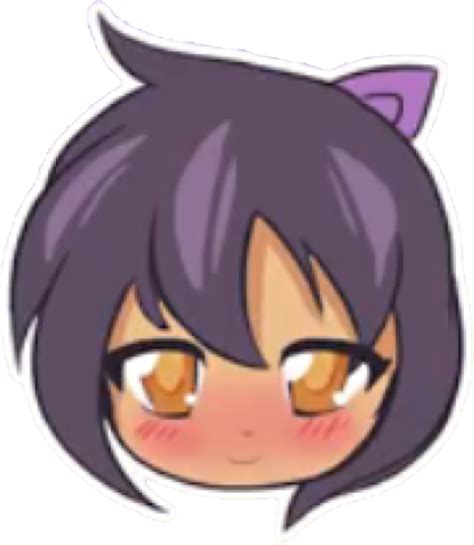 I will not hesitate to post almost daily aphmau pictures from her community tab as soon as. aphmau aphmauemojifreetoedit - Sticker by Luci