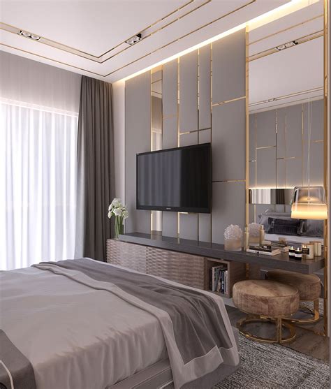Modern Style Bedroom Dubai Project On Behance Modern Style Bedroom