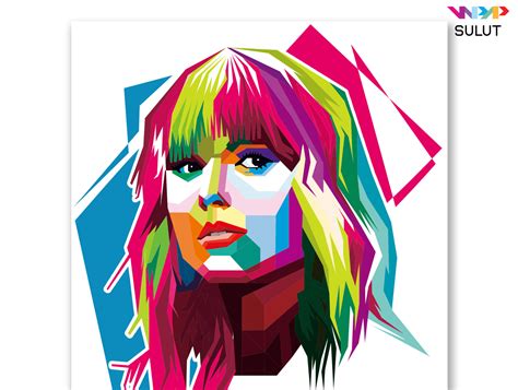 Wedhas Pop Art Potrait Taylor Swift By Jes Design On Dribbble