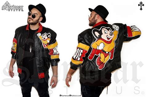 Meet designer savannah yarborough, whose totally bespoke approach takes the rugged individualism of leather jackets to its logical, luxurious end.like this. Vintage Mighty Mouse Full Leather Super Hero Cartoon Anime ...