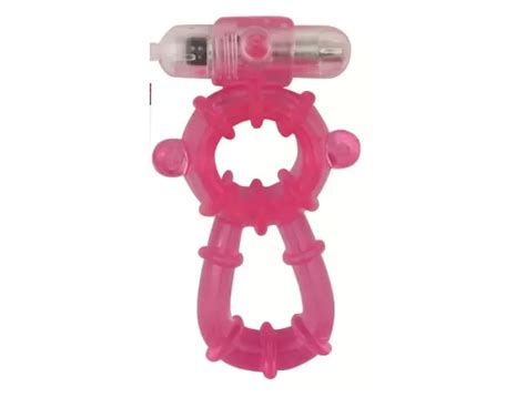 Aphrodisia Beefcake Double Cock Ring With Vibrator Mens Sex Toy Shop