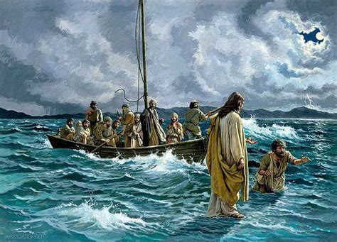 Jesús Camina Sobre Las Aguas Mateo 1422 33 Mundo Bíblico El