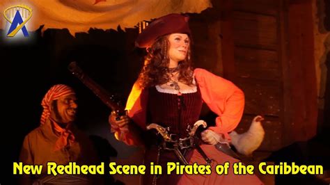 New Redhead Scene In Pirates Of The Caribbean At Walt Disney World