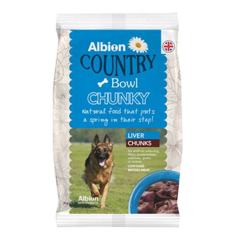 Albion Meat Products Chunky Liver Chunks Poultry 2kg Raw Dog Food