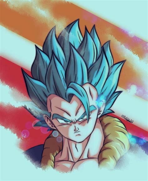 Gogeta Super Saiyan Blue By Rafcioart On Deviantart