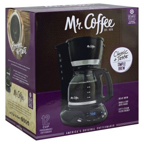 Mr Coffee Programmable Coffee Maker Black 12 C Food 4 Less